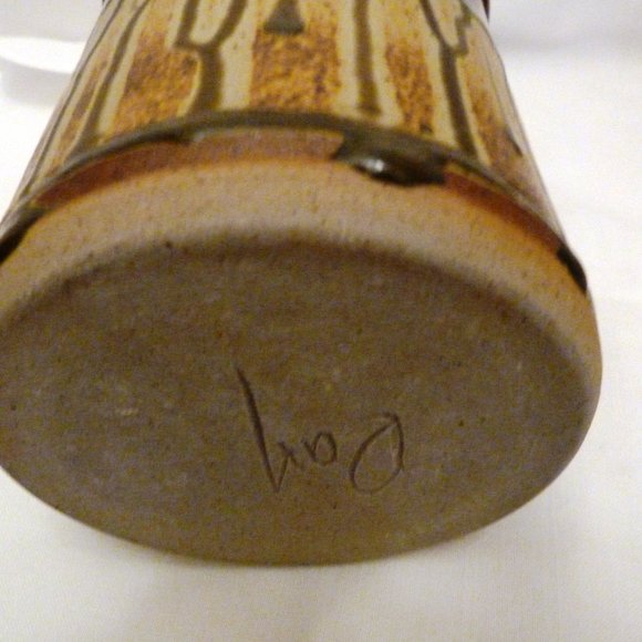 Handcrafted Art Pottery Crock by RAY POTTERY STUDIO: Paul & Evelyn Seagrove, NC - Picture 5 of 8